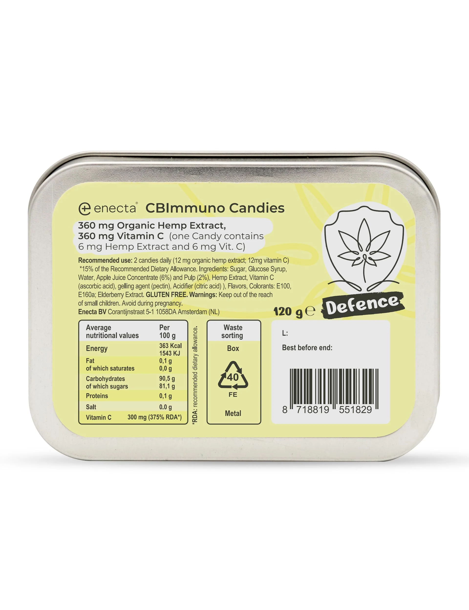 Immune support gummies with hemp extract and vitamin C - Image 5